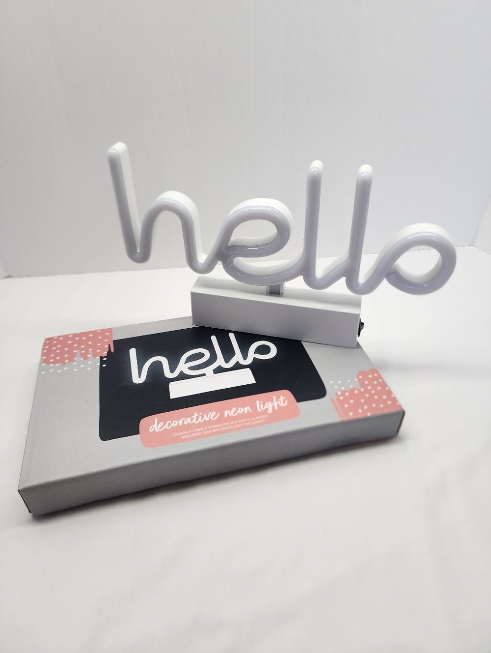 Hobby Lobby "Hello" Decorative Neon Light